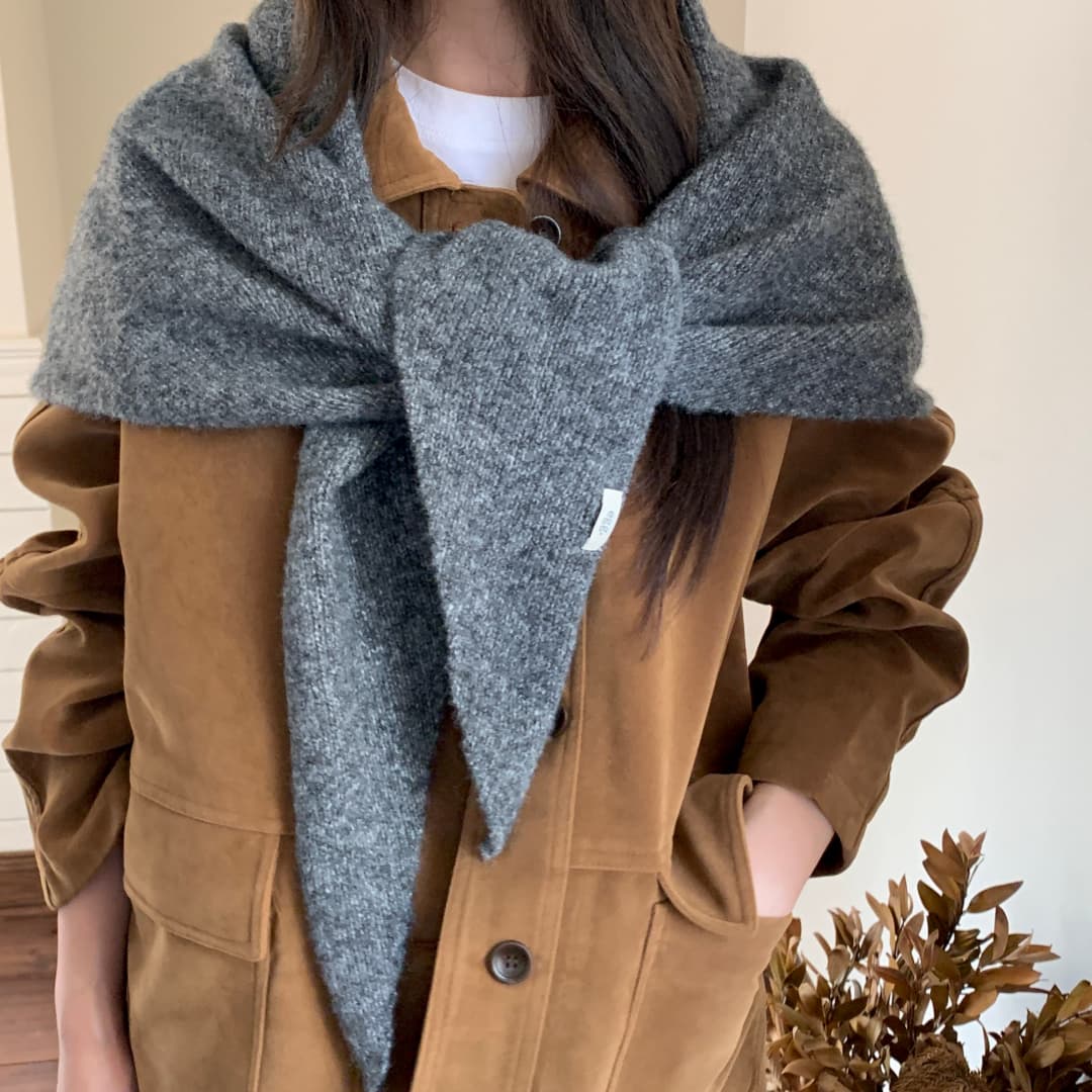 Women'S Fashion Korea - 2026 새로운 한국어 삼각형 스카프 틈새