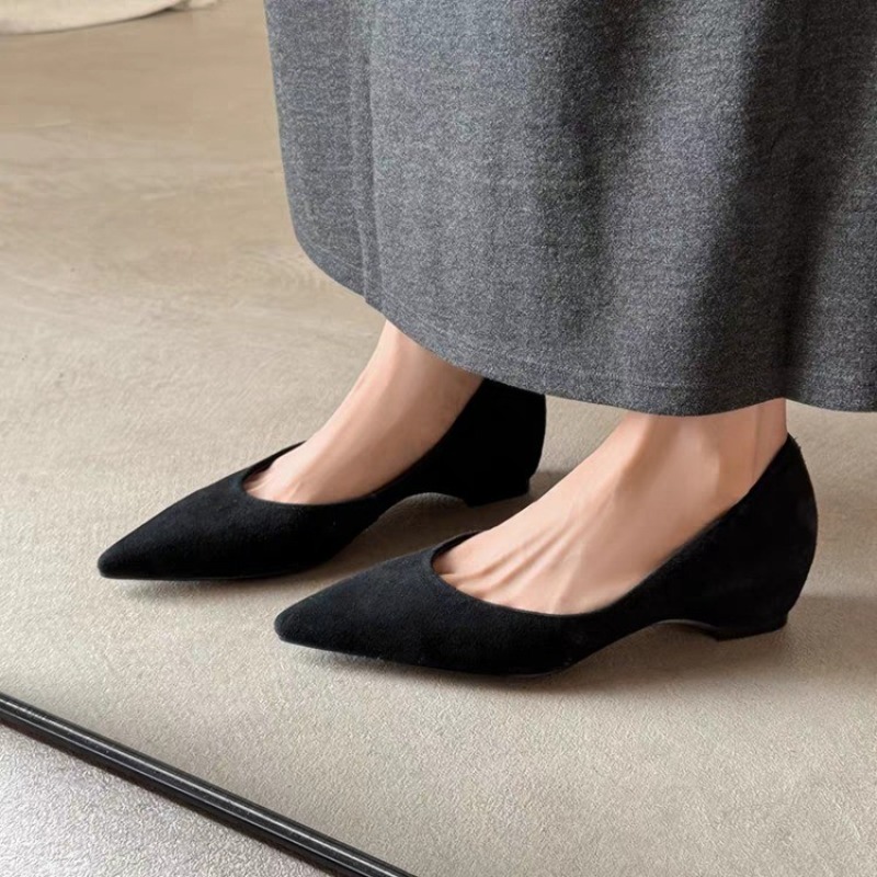 여름용 신상, 캐주얼한 디자인의 뾰족한 앞코 스웨이드  - Women'S Fashion Shoes 리뷰 및 가격