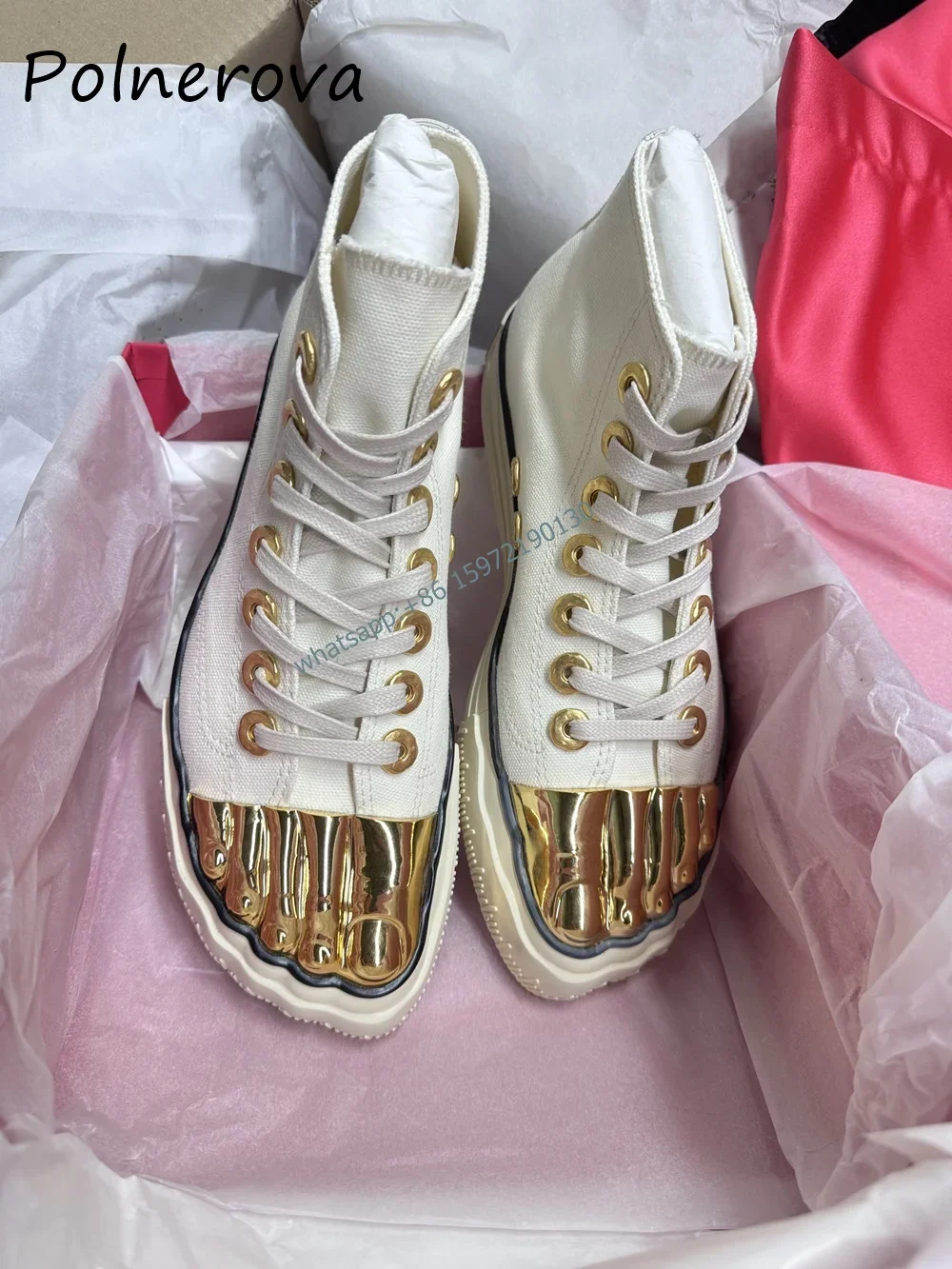 다섯 손가락 금속 발가락 부츠 혼합 색상 높은 증가 크 - Women'S Fashion Shoes 리뷰 및 가격