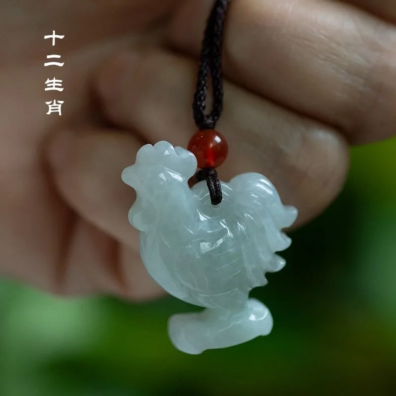 천연 에메랄드 중국 입체 십이지 펜던트 목걸이, 손으로 - Women'S Fashion Jewellery 리뷰 및 가격
