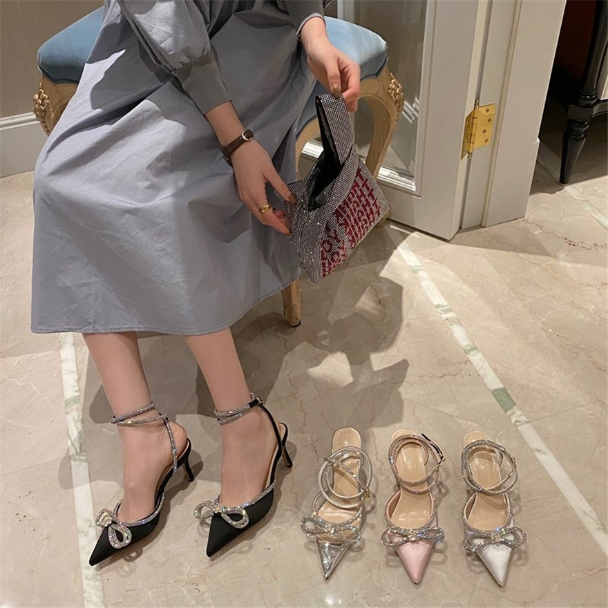 패션 다이아몬드 보우낫 여성 샌들 2026 한국식 뾰족 - Women'S Fashion Korea 리뷰 및 가격