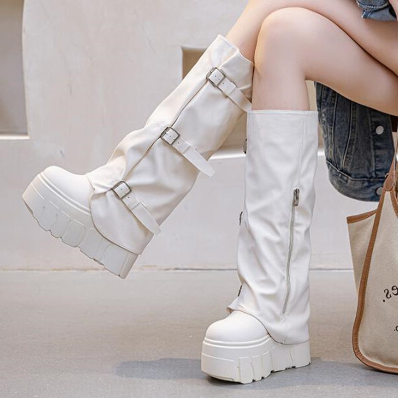 2026년 신상 패션 브랜드 가을 겨울 여성 플랫폼 슈 - Women'S Fashion Knee High Boots 리뷰 및 가격