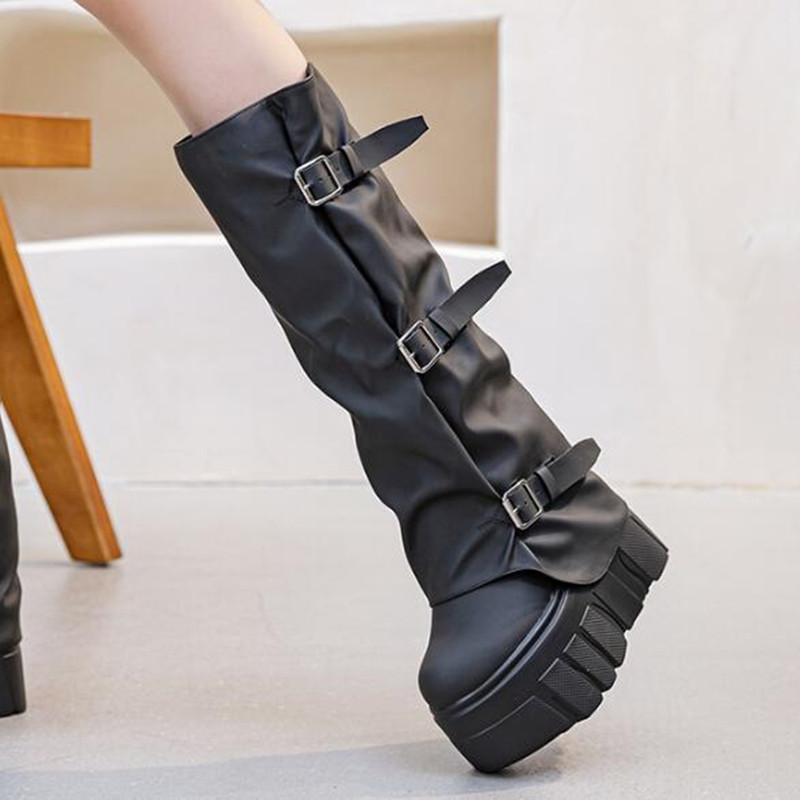 2026년 신상 패션 브랜드 가을 겨울 여성 플랫폼 슈 - Women'S Fashion Knee High Boots 리뷰 및 가격