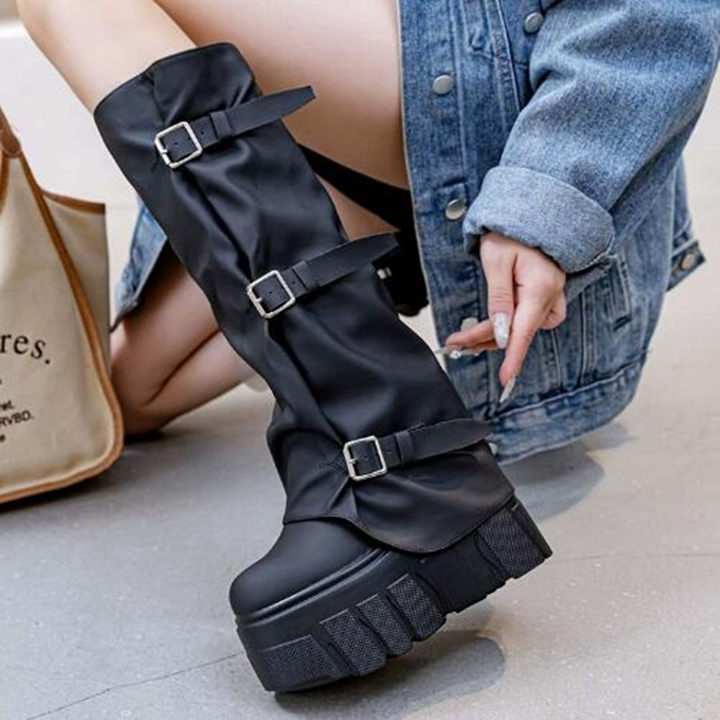 2026년 신상 패션 브랜드 가을 겨울 여성 플랫폼 슈 - Women'S Fashion Knee High Boots 리뷰 및 가격