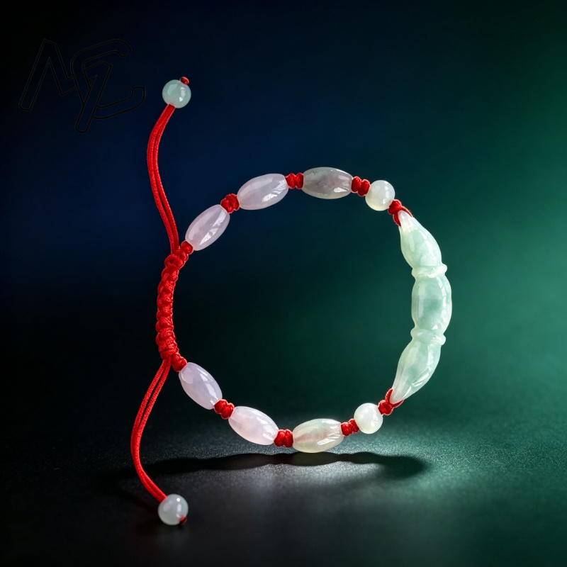 자연산 푸른색 물옥, 버마 에메랄드, 연근 모양의 매듭 - Women'S Fashion Jewellery 리뷰 및 가격
